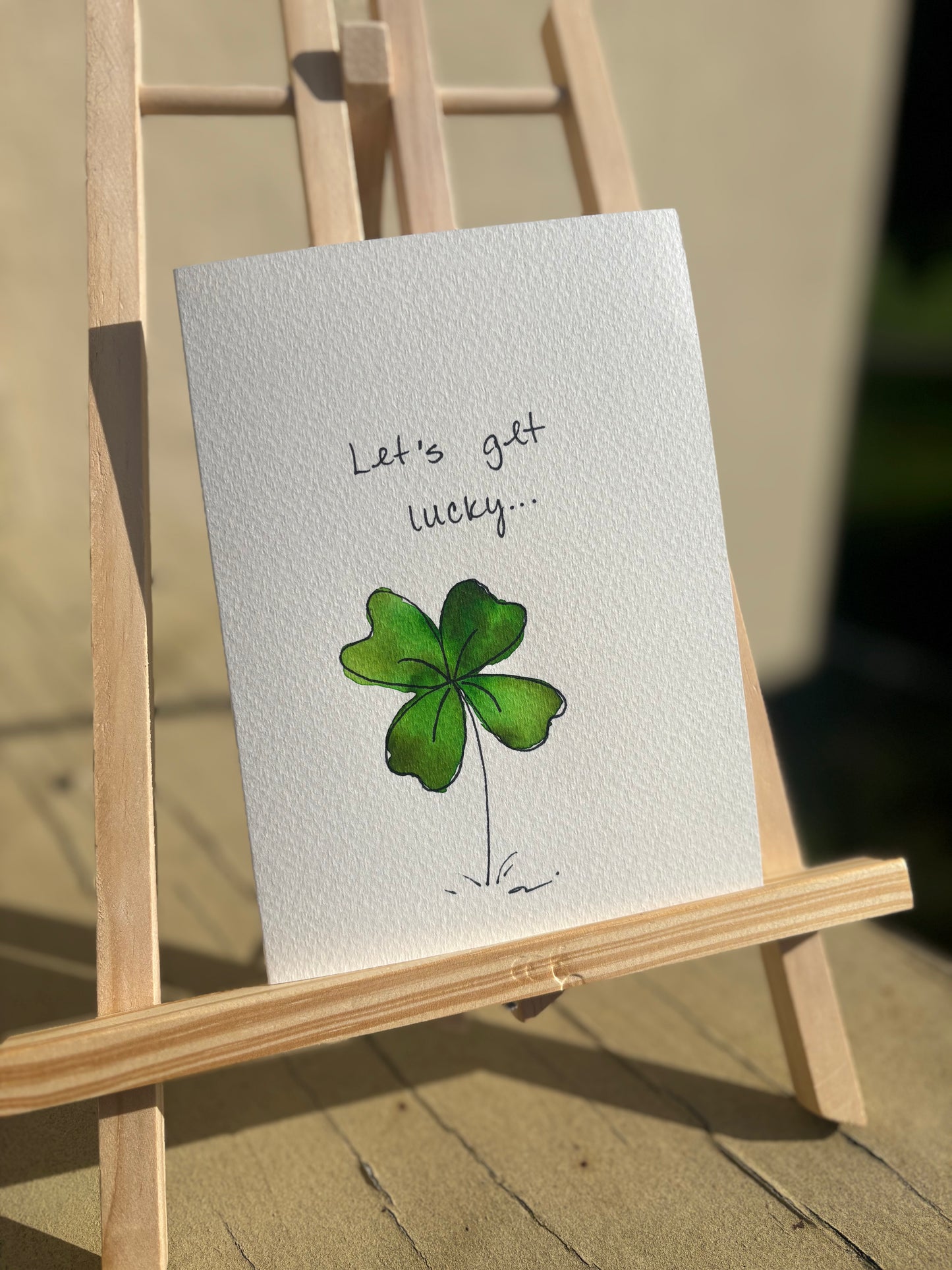 Card - Let's Get Lucky