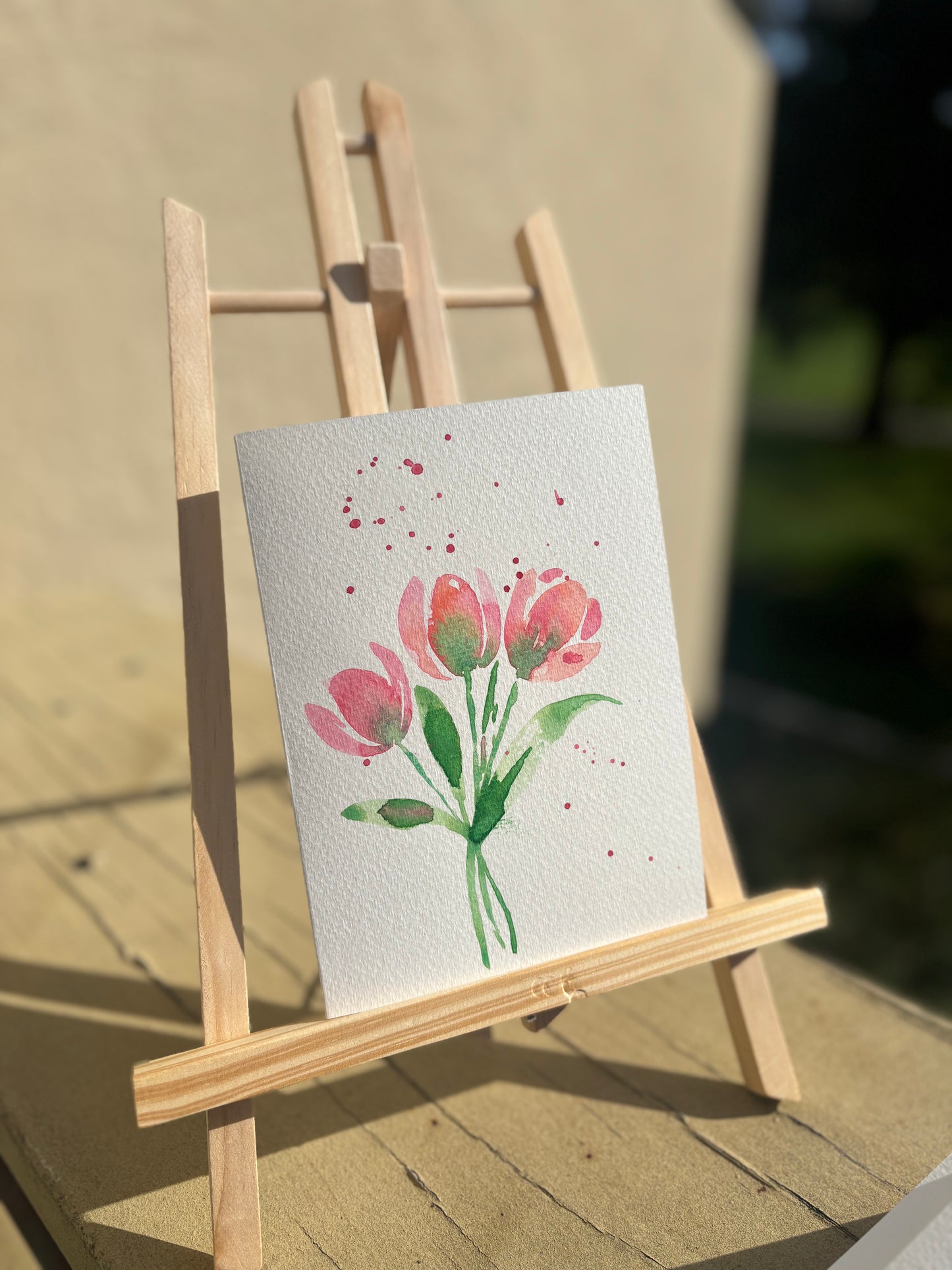 Cards - Set of three florals