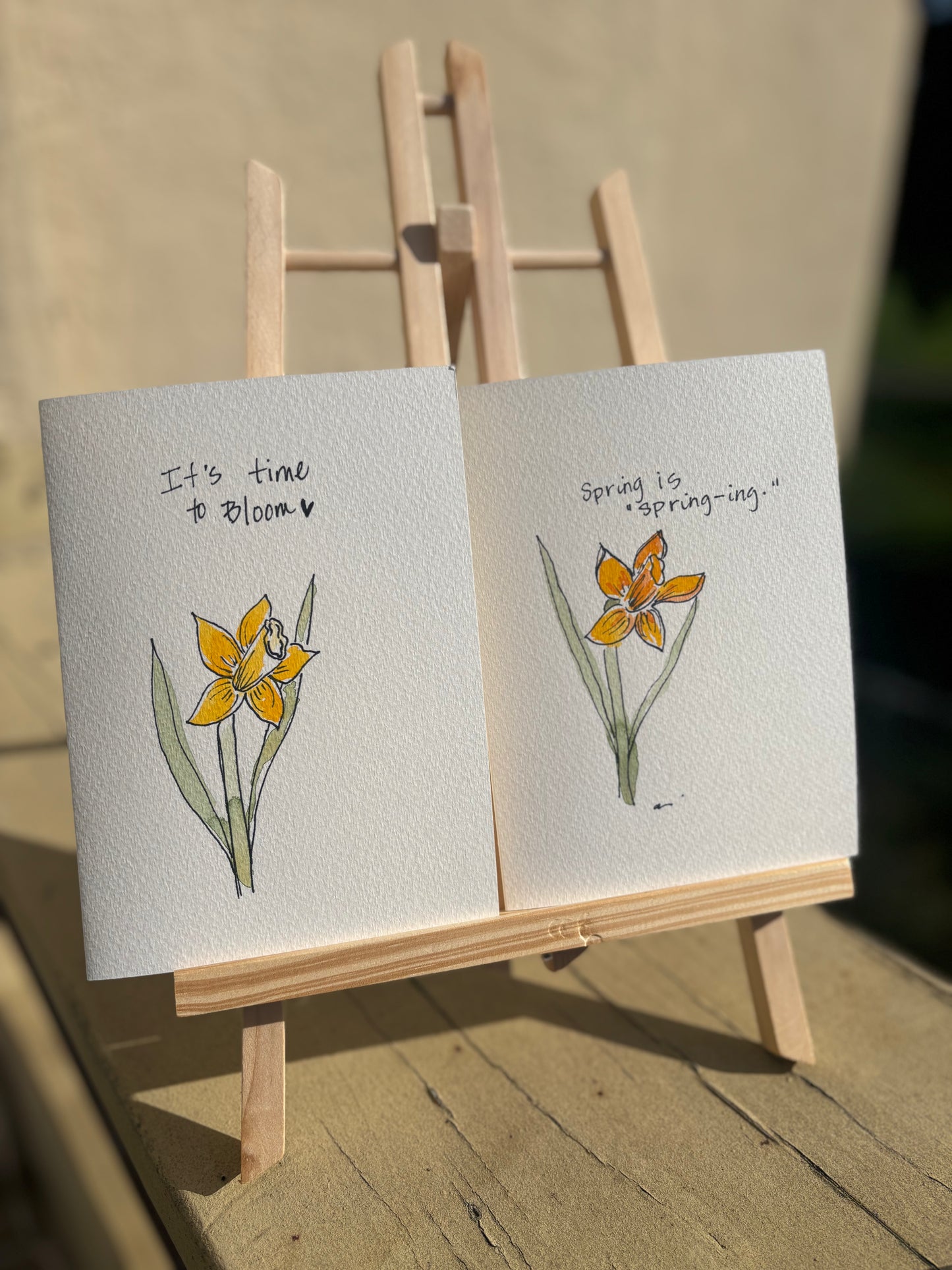 Cards - Spring Daffodils