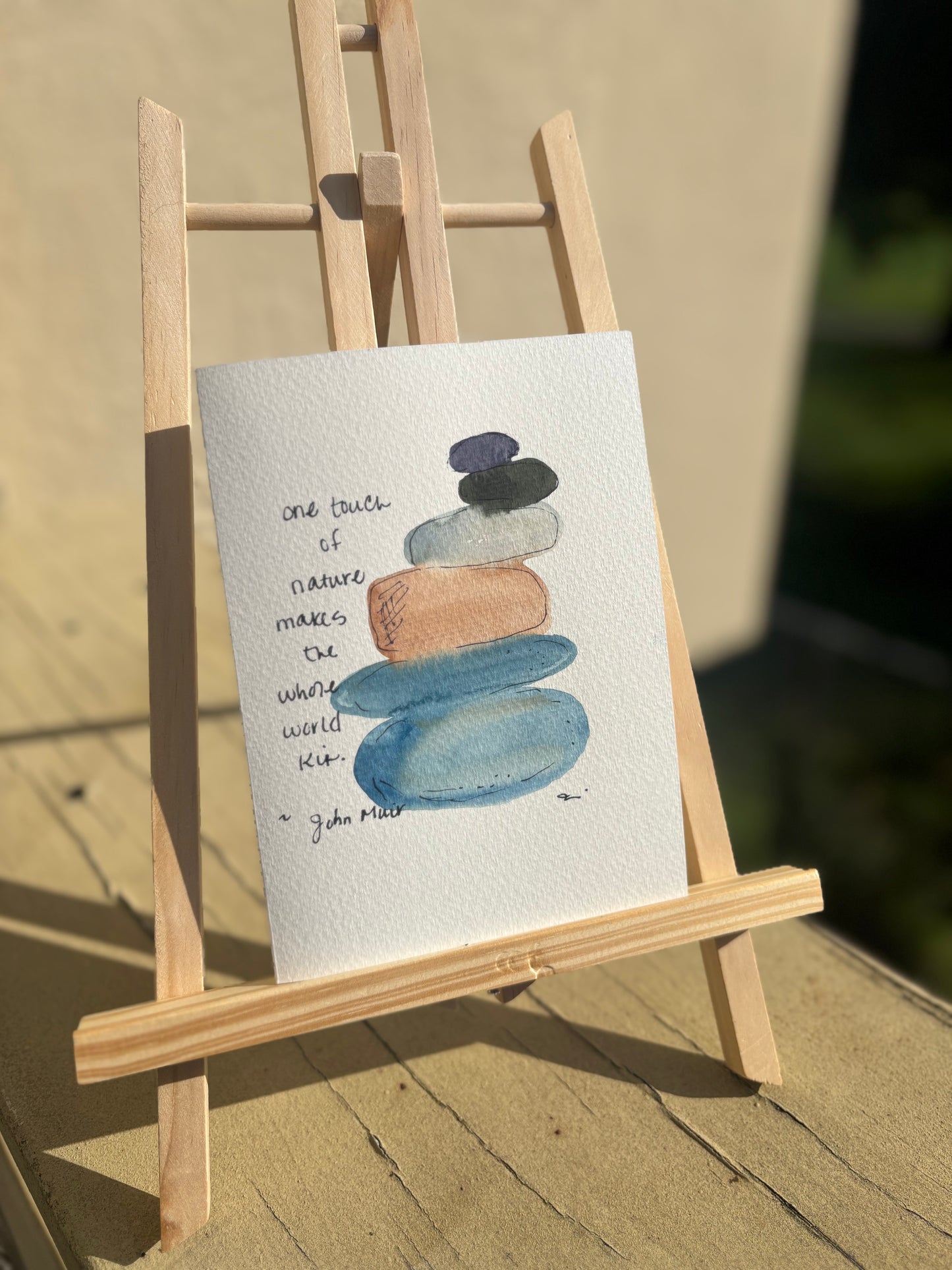 Card - "One Touch of Nature..."