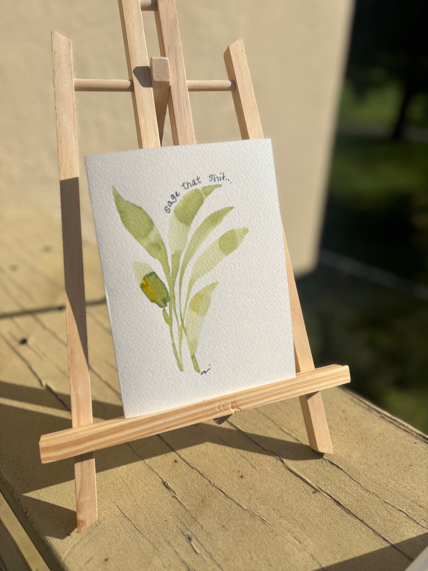 Card - Sage that Shit