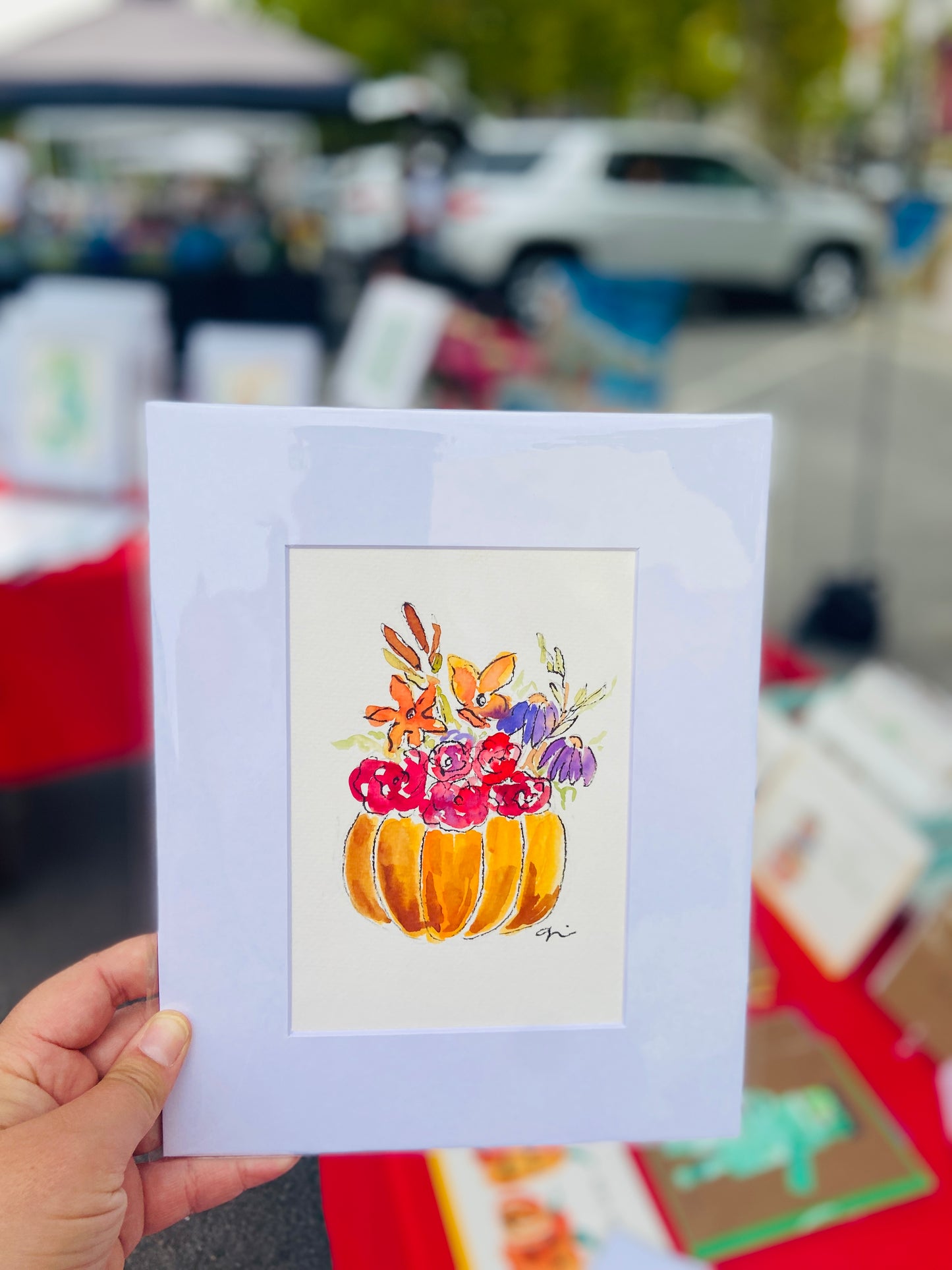 Floral Pumpkins “It’s Fall”