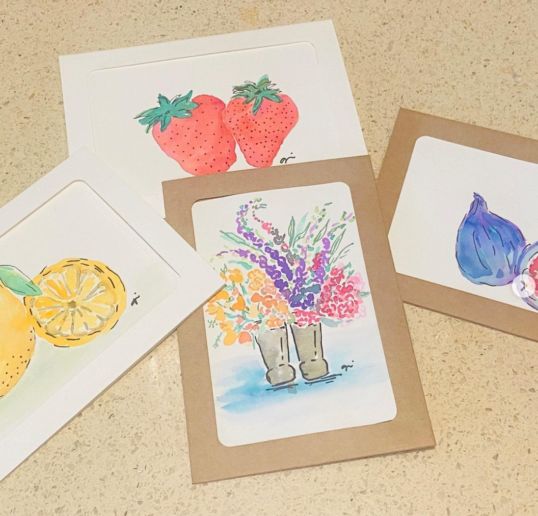 Spring Time Fruit and Flower Card Bundle