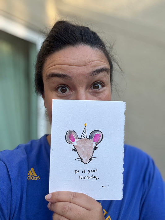 Happy Birthday Rats! - Multiple Cards