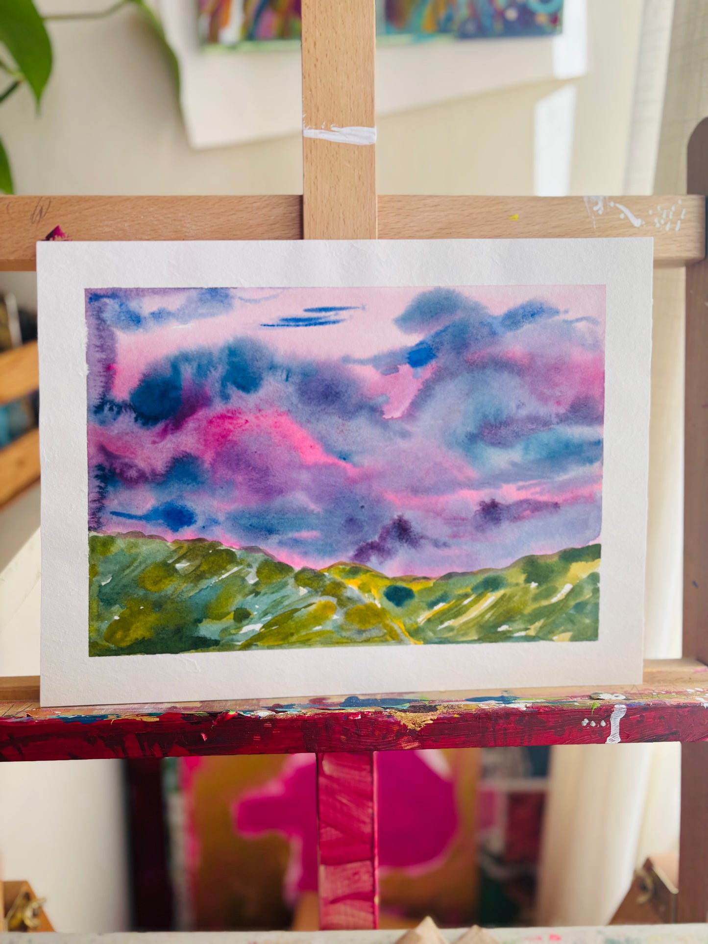 Purple Clouds on the Horizon