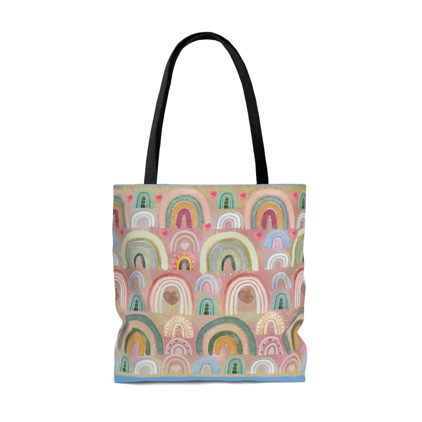 Watercolor Rainbow Tote Bag