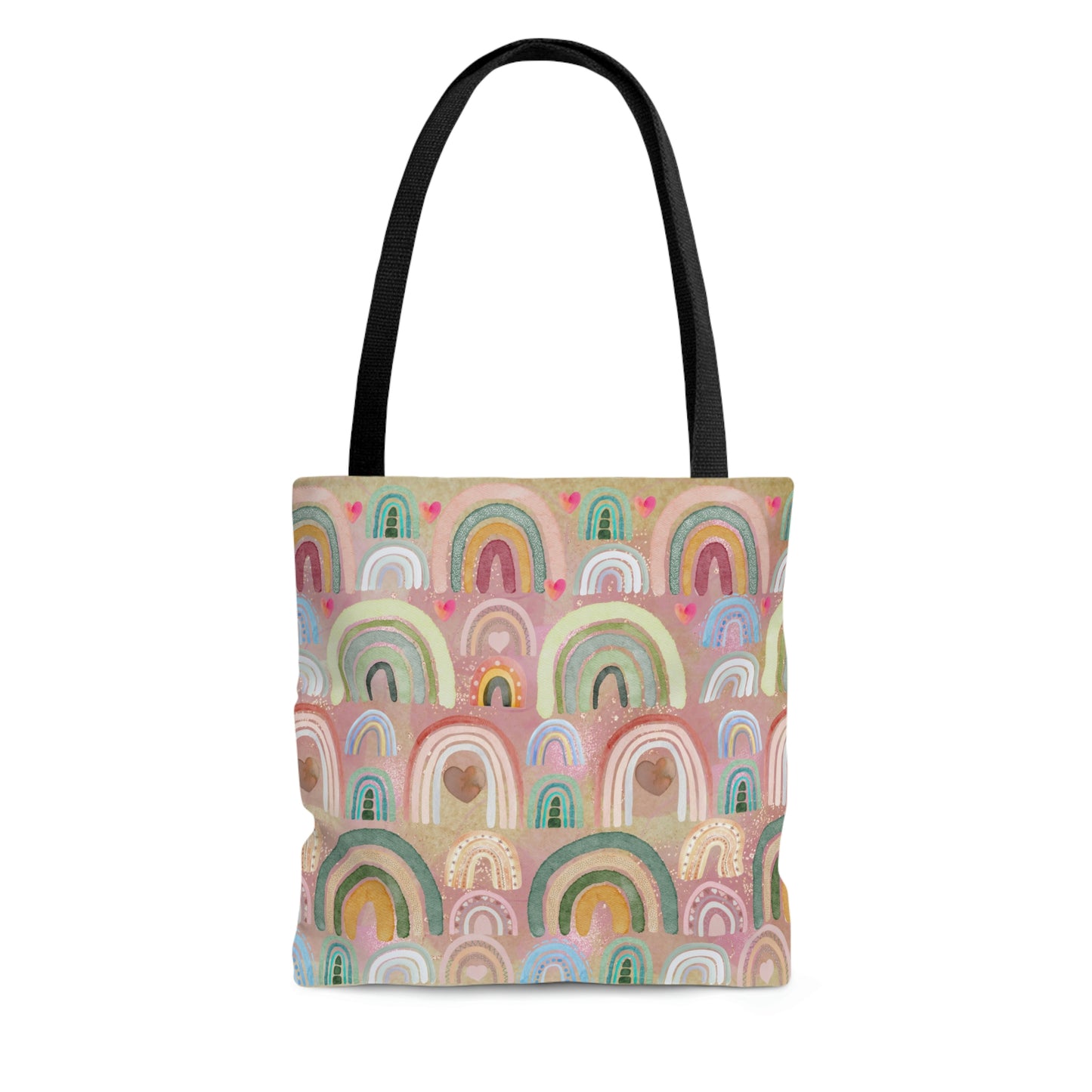 Watercolor Rainbow Tote Bag