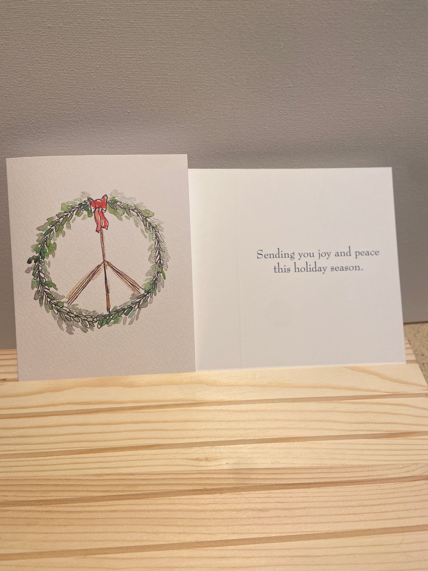 Peace Wreath Card Pack