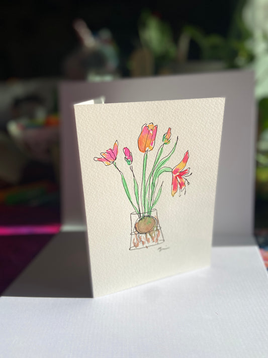 Card - Tulips