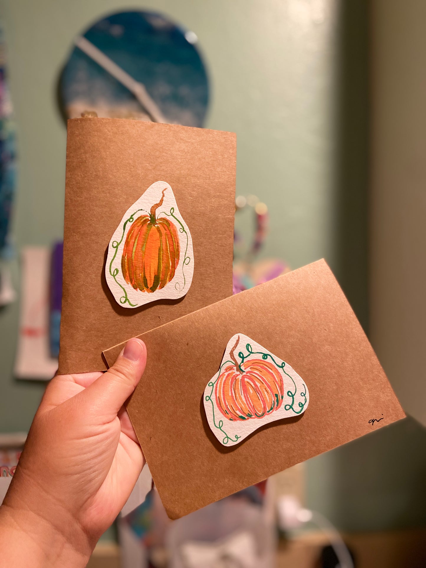 Pumpkin Cards