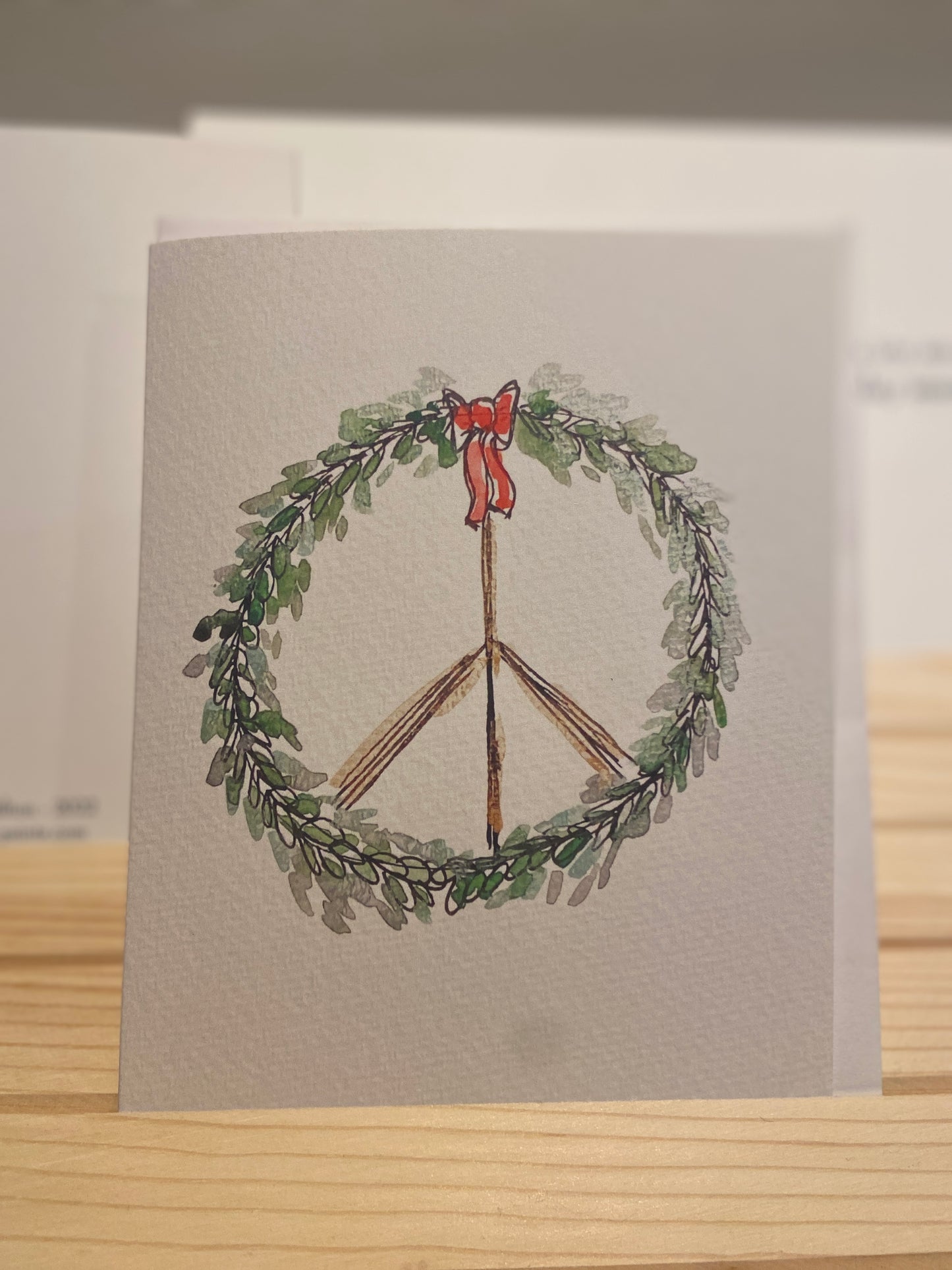 Peace Wreath Card Pack