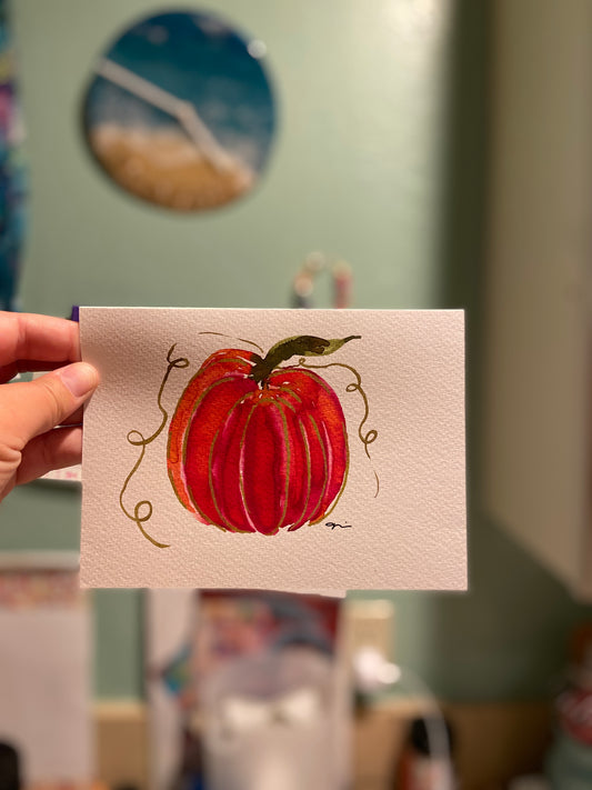 Fall Pumpkin Card