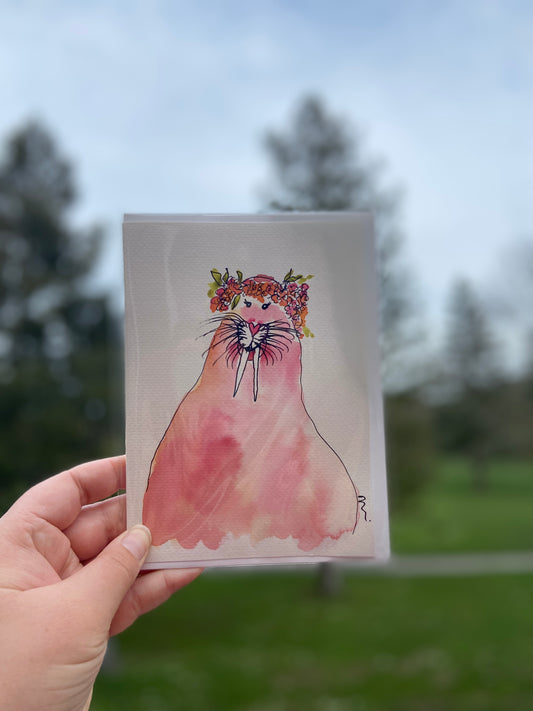 Card - Walrus Crown