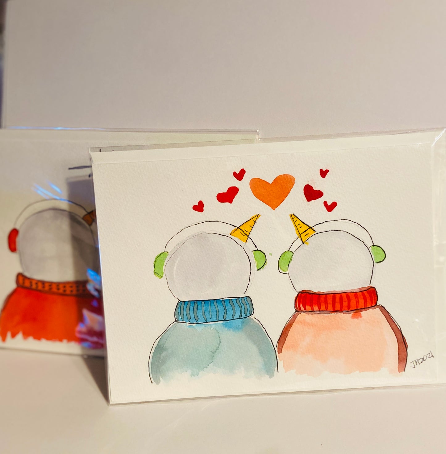 Cozy Snowmen Card