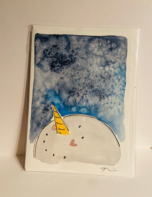 Snowy Snowman Card