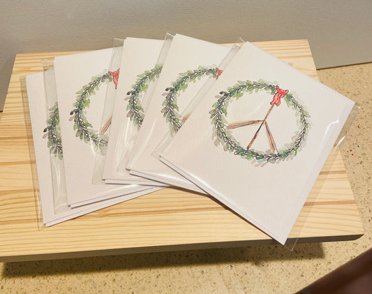 Peace Wreath Card Pack