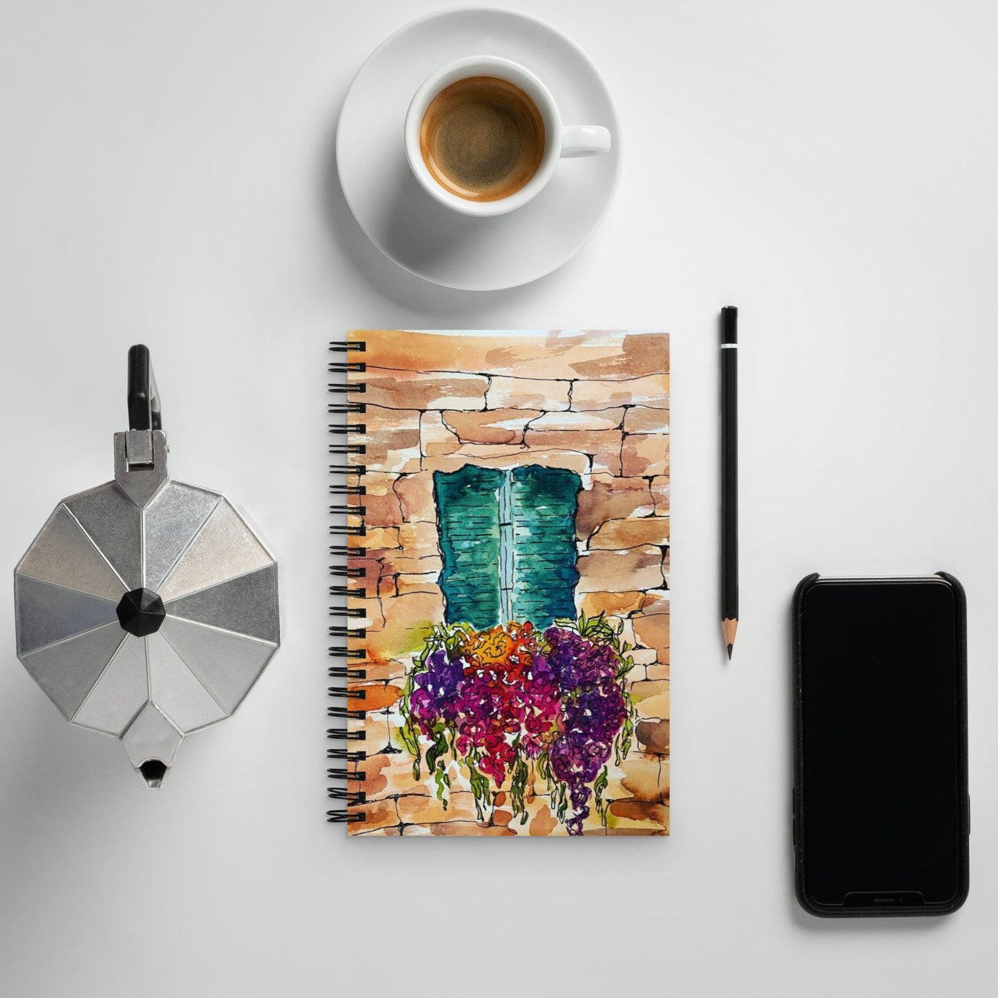 Flower Box Floral notebook