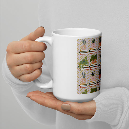 Plant Lady glossy mug